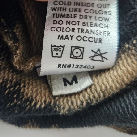 Cotton Citizen Black Brown Hues Tie-Dye Cropped Hooded Sweatshirt - Picture 14 of 15